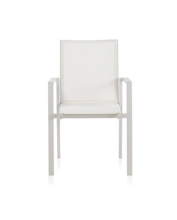 poltrona alumínio branco testilene branco