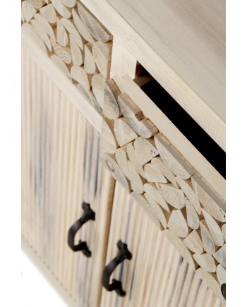 Commode 2 tiroirs et 2 portes