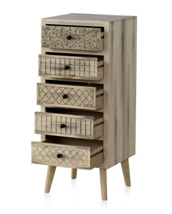 Chiffonnier 5 tiroirs