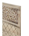 Tête de lit en bois