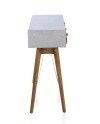 console base branca frente madeira natural recuperada