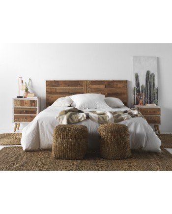 cabezal frontis madera recuperada natural 145 x60