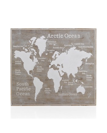 cabezal madera corte mapa mundi 110 x100