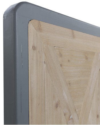 cabezal madera bicolor 145x120