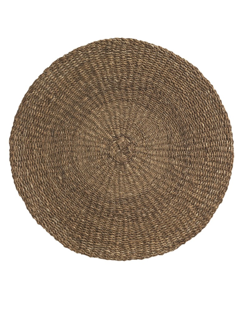 alfombra algas marinas natural 100 cm diámetro