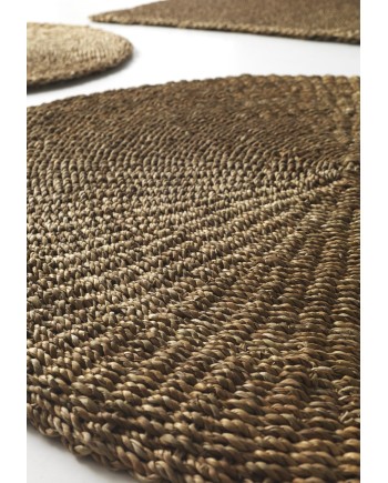 alfombra algas marinas natural 100 cm diámetro