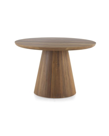 Mesa, Madera, Natural, Redonda, Comedor