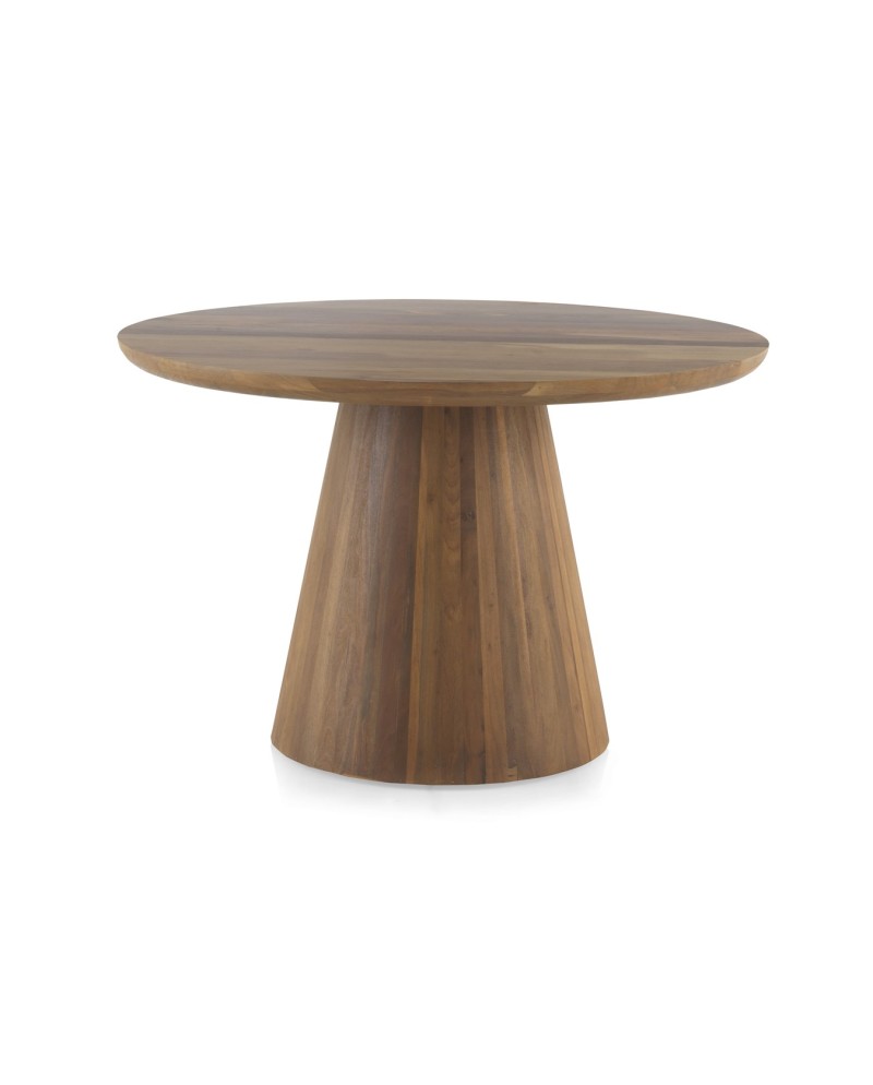 Mesa, Madera, Natural, Redonda, Comedor