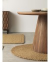 Mesa, Madera, Natural, Redonda, Comedor