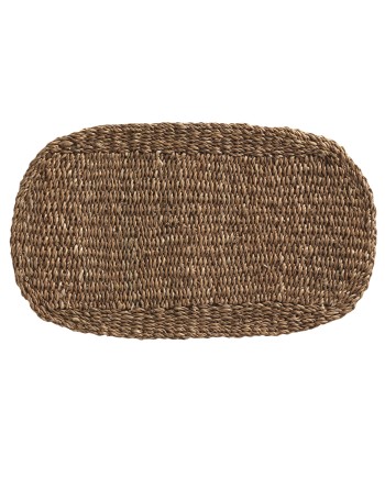 tapete algas marinhas natural oval 75x45 cm