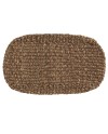 alfombra algas marinas natural oval 75x45 cm