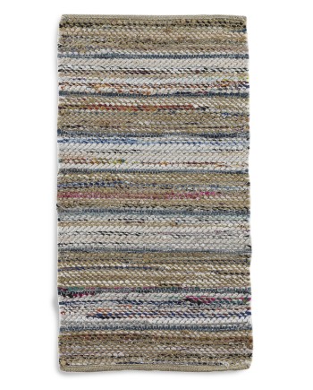 tapete algodão e juta 60x120 cm