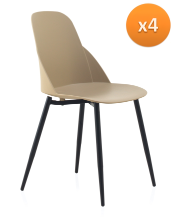 Pack 4 chaises