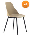 Pack 4 chaises
