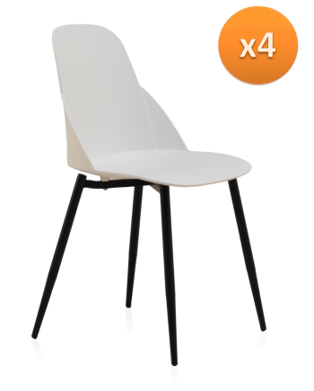 Pack 4 chaises