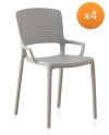 Pack 4 chaises