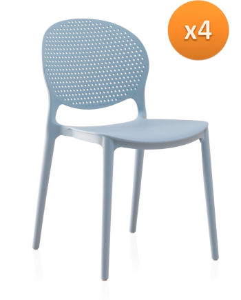Pack 4 chaises