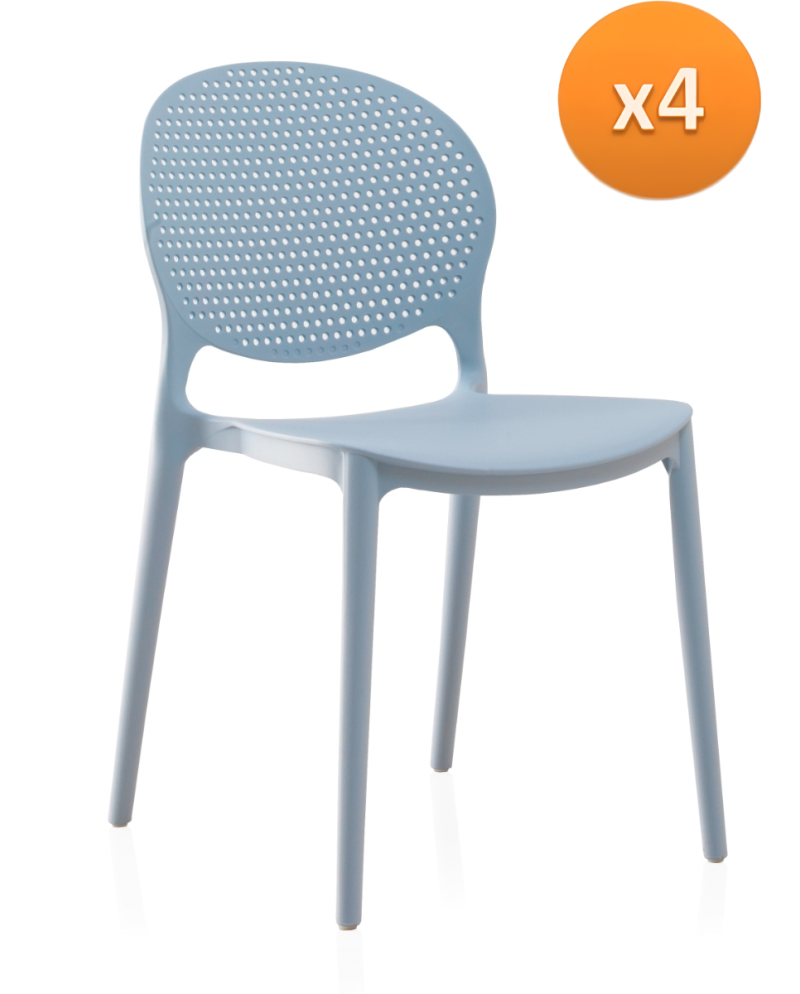 Pack 4 chaises