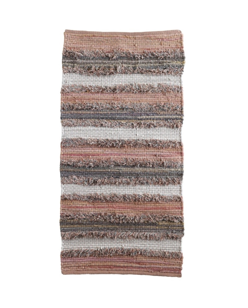 tapis coton et polyester 60x120 cm