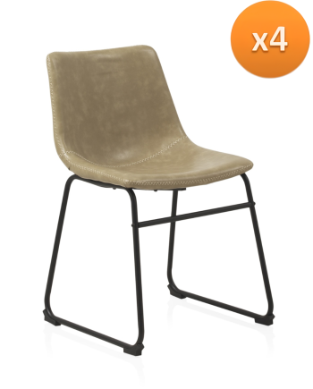 Pack 4 chaises