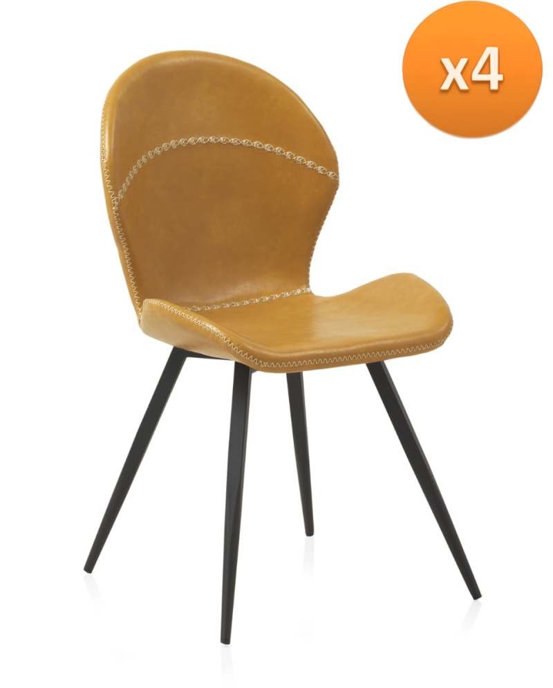Pack 4 chaises