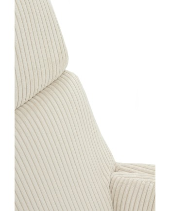 Fauteuil à bascule tapissé
