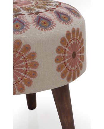 Pouf tapissé