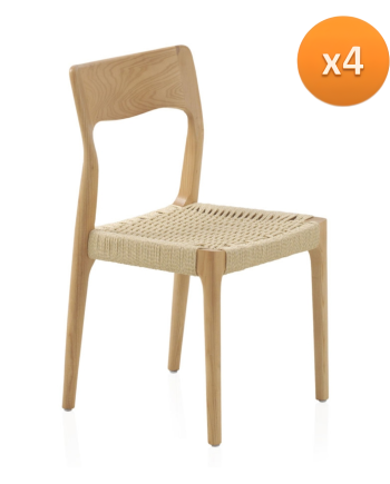 Pack 4 chaises