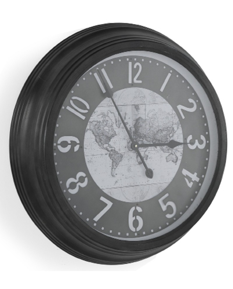 horloge métallique