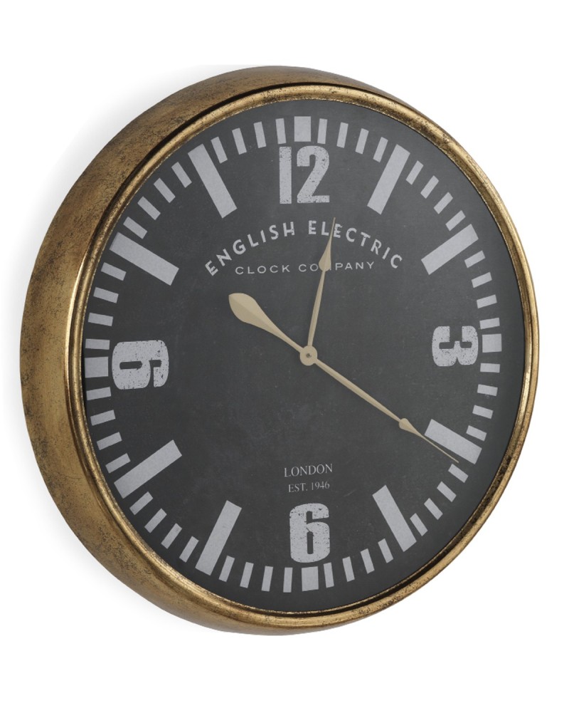 horloge métallique