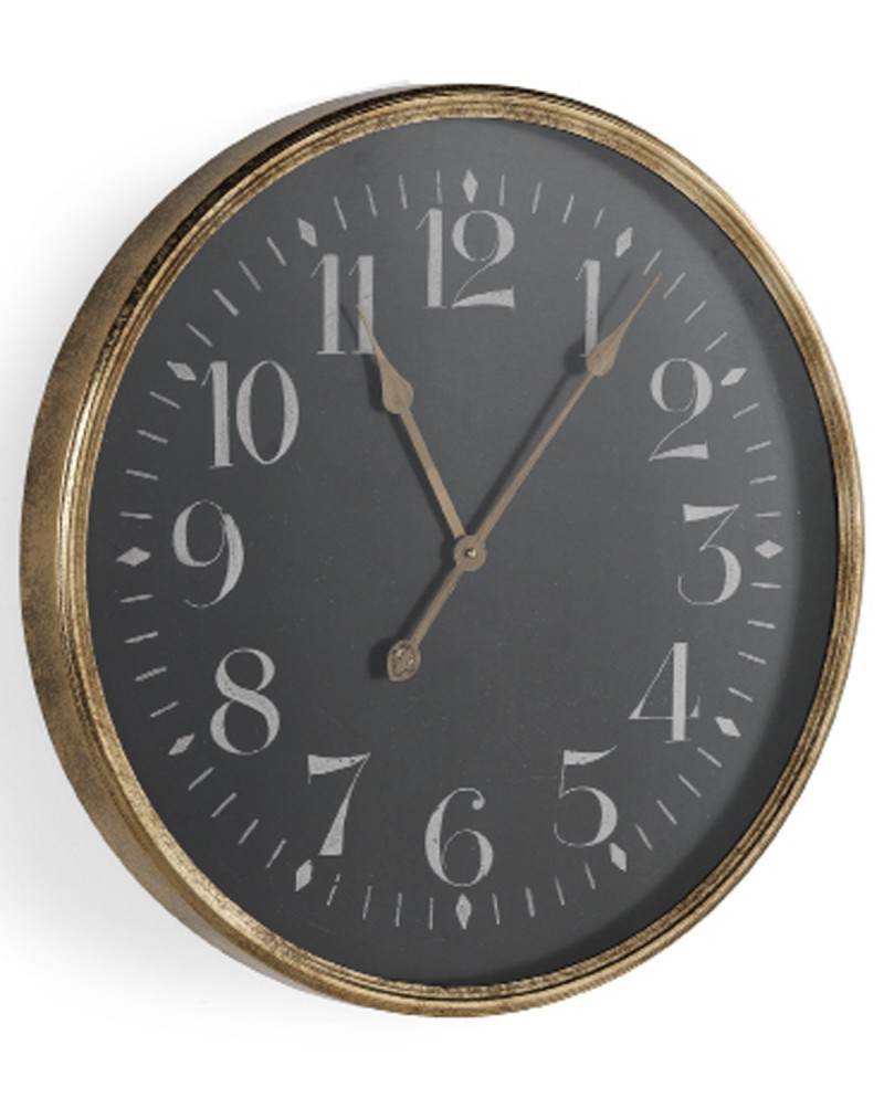 horloge métallique