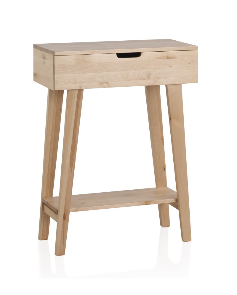 console 1 tiroir bois naturel