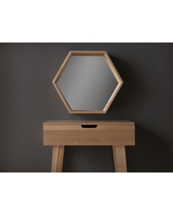 mesa apoio madeira natural