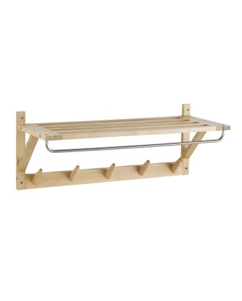 portemanteau bois naturel