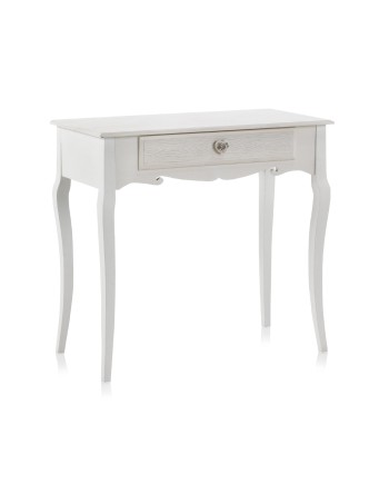 console madeira branco