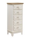 sinfonier 5 cajones madera blanco