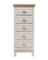 sinfonier 5 cajones madera blanco