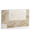 tete de lit à fixer au mur en bois decoré 110x60