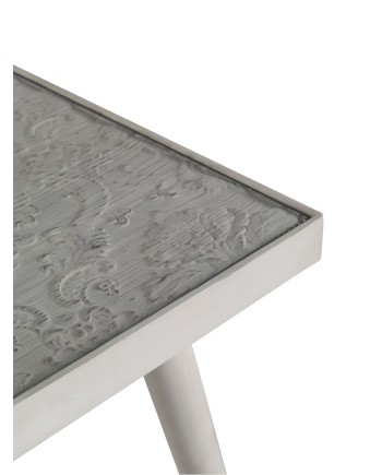 mesa apoio madeira branca