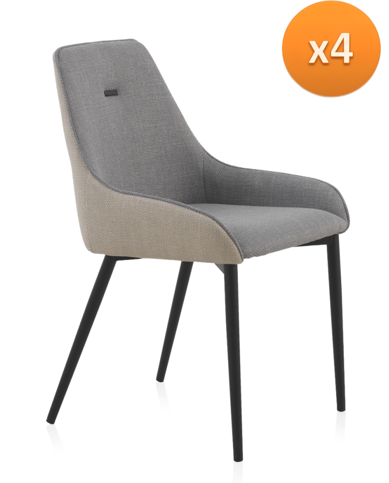 Lot de 4 chaises, Phet