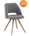 Lot de 4 chaises, Tak