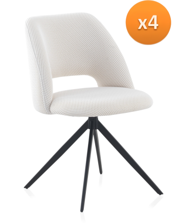Lot de 4 chaises, Potri