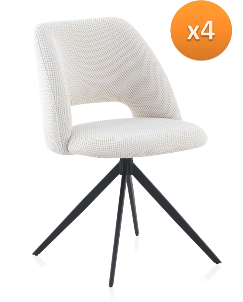 Lot de 4 chaises, Potri