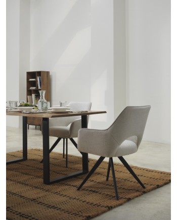 Lot de 4 fauteuils, Korba