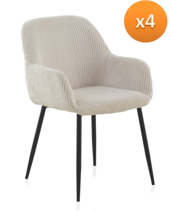 Lot de 4 fauteuils, Kata