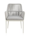 Lot de 4 fauteuils, Tonda Gri