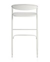 banqueta estrutura de metal em branco