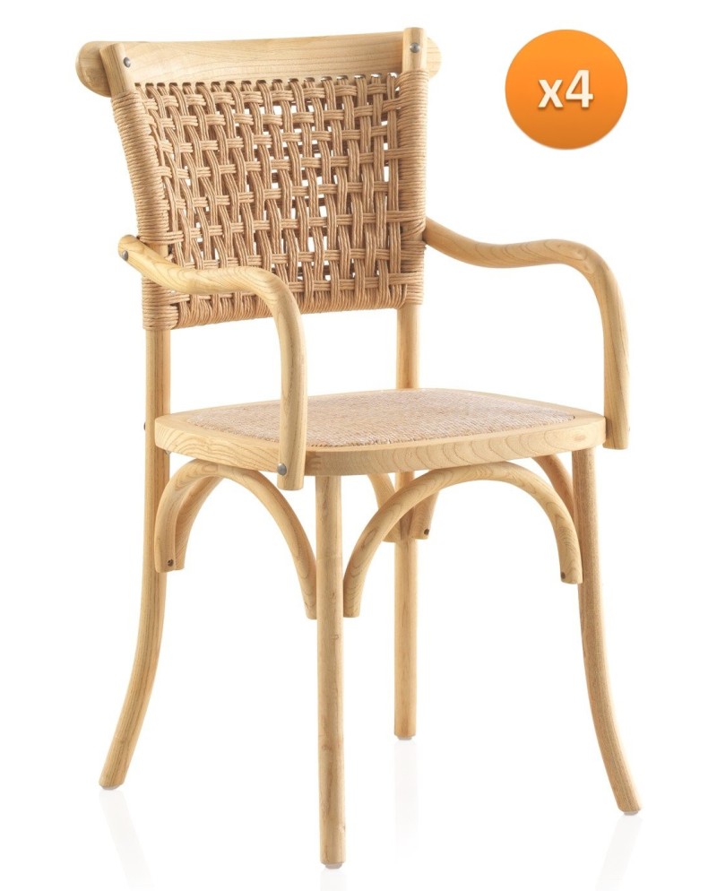 Lot de 4 chaises, Martt