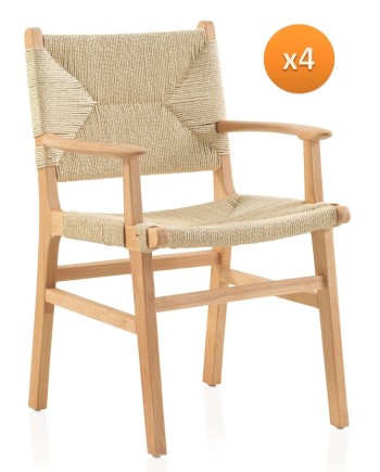 Lot de 4 chaises, Vevi