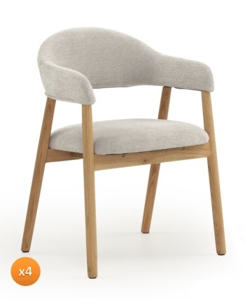 Pack 4 de sillones, Sueda